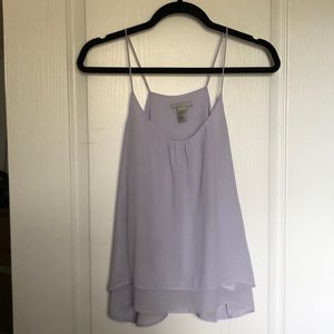 2 for $25 H&M: Crepe style lavender tank